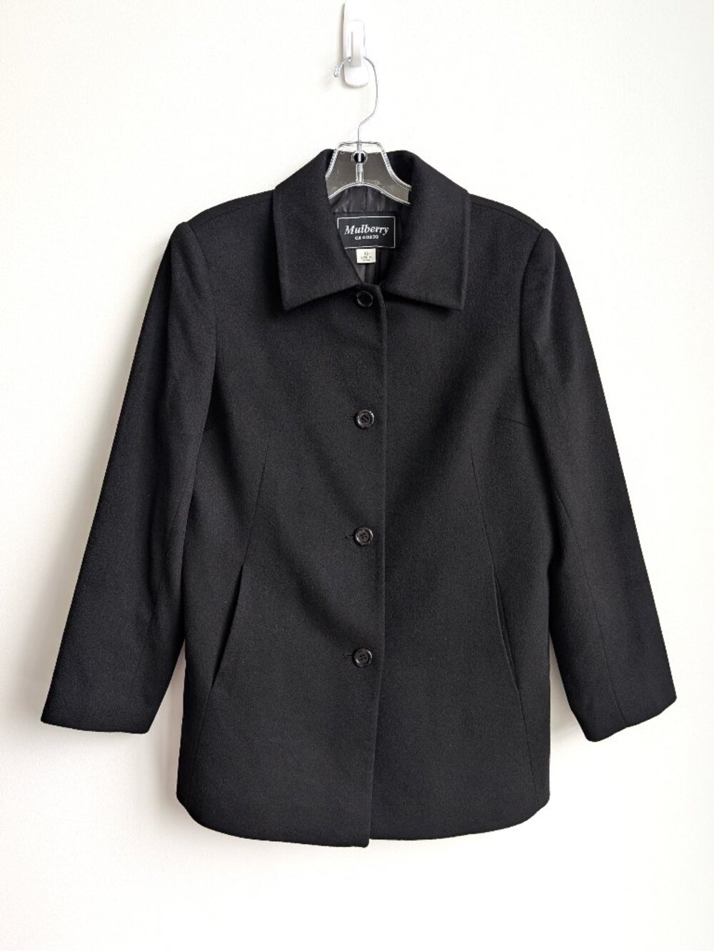 Mulberry Cashmere Wool Coat | Size 10